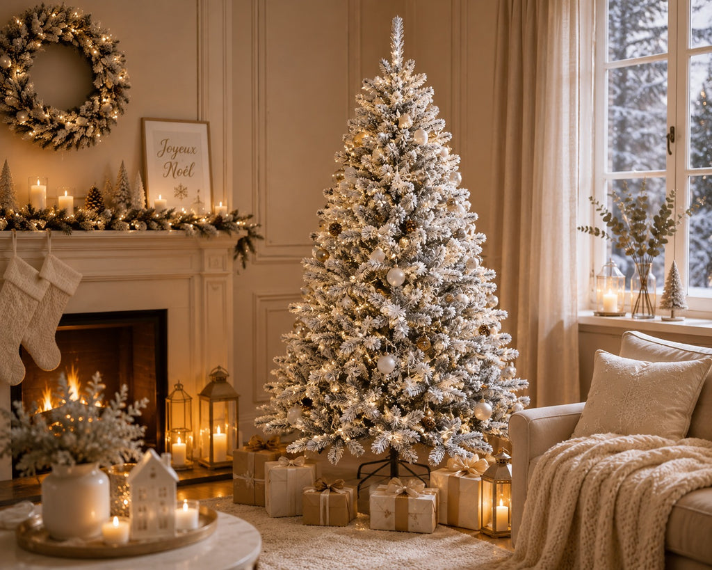 Majesté – Sapin de Noël Enneigé Premium 150 cm